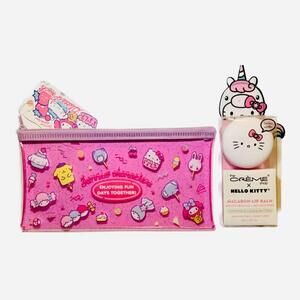 Sanrio Hello Kitty Lip Balm and Pouch set, limited edition Sweet Sprinkles